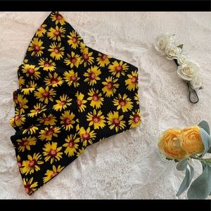 Sunflower mini skirt